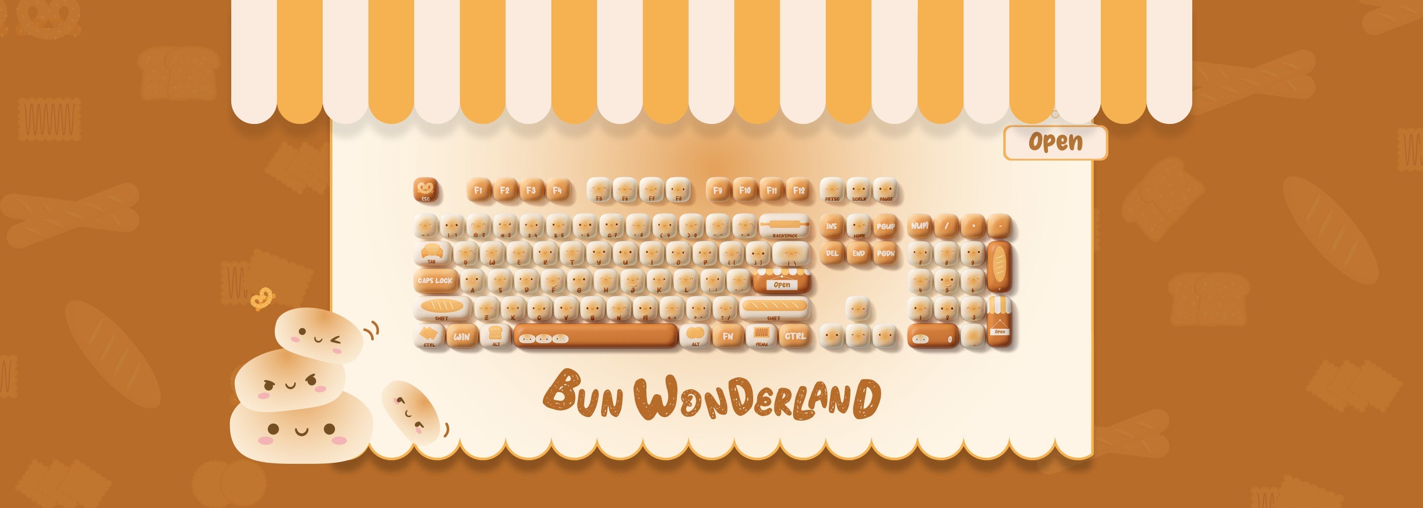 Bun Wonderland キーキャップセット | Akko 公式ストア