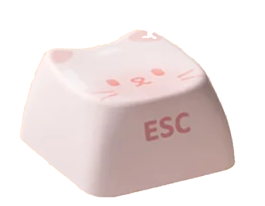 猫のESCキーキャップ